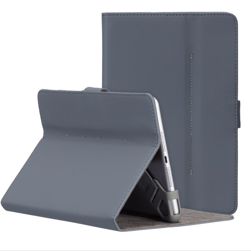 Onn. Tablet Folio Case for 7”-8” Tablets  Gray